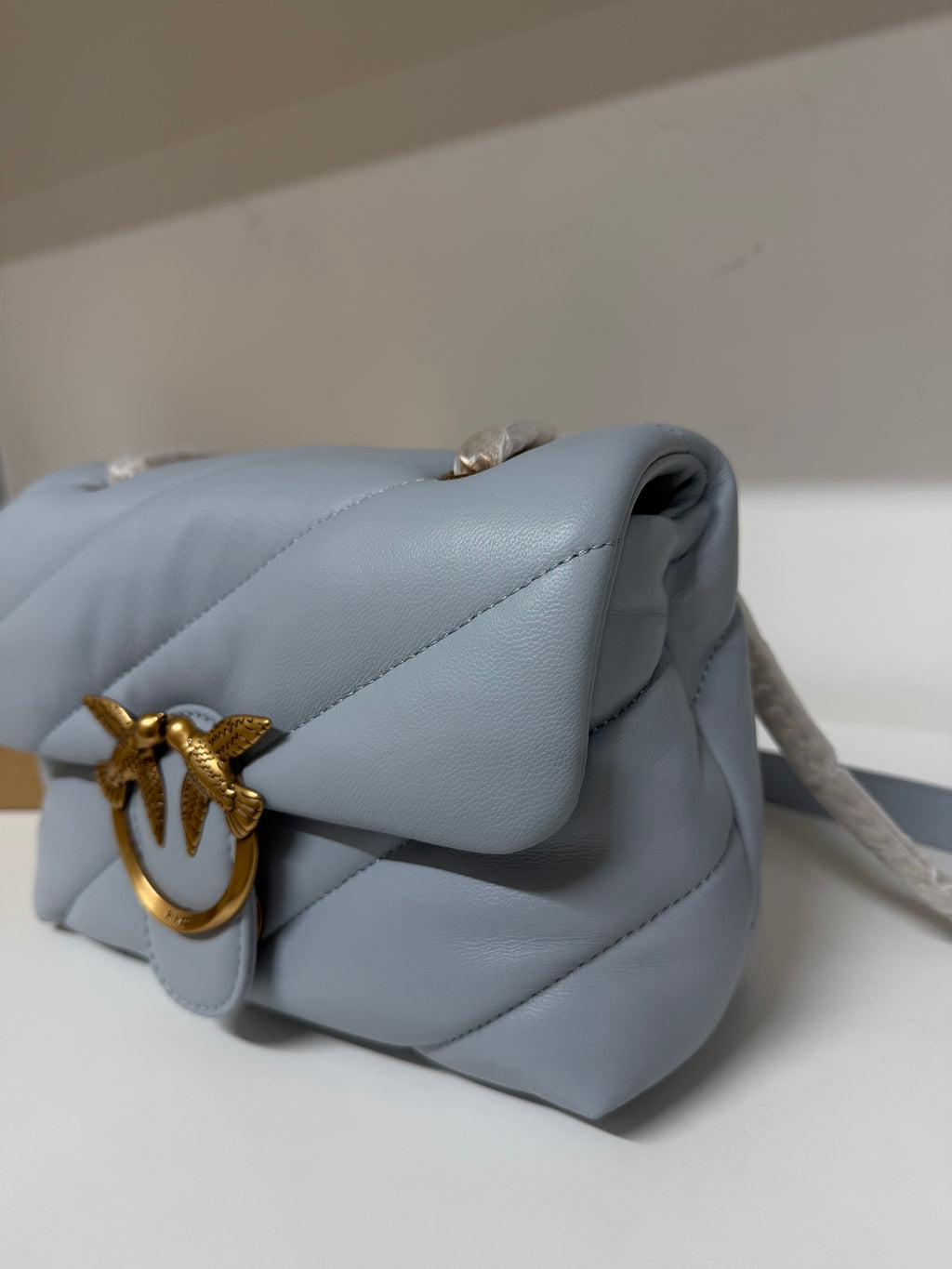 Pinko love puff mini celeste