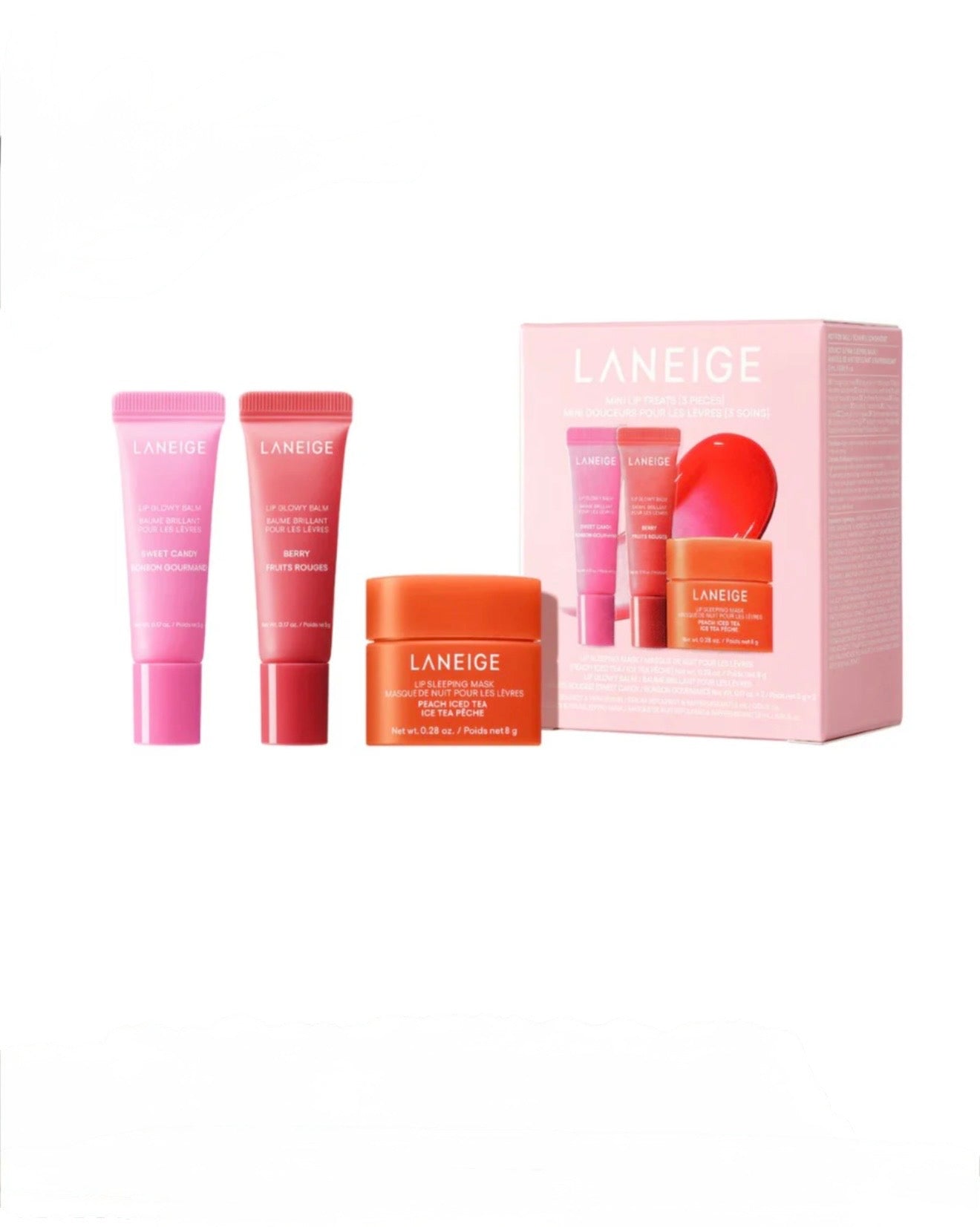 Laneige mini set trattamento idratante labbra giorno e notte