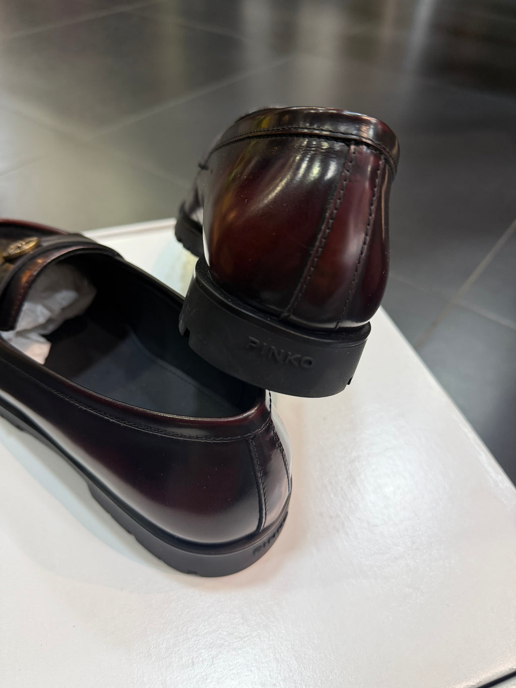 Pinko Nora bordeaux mocassino