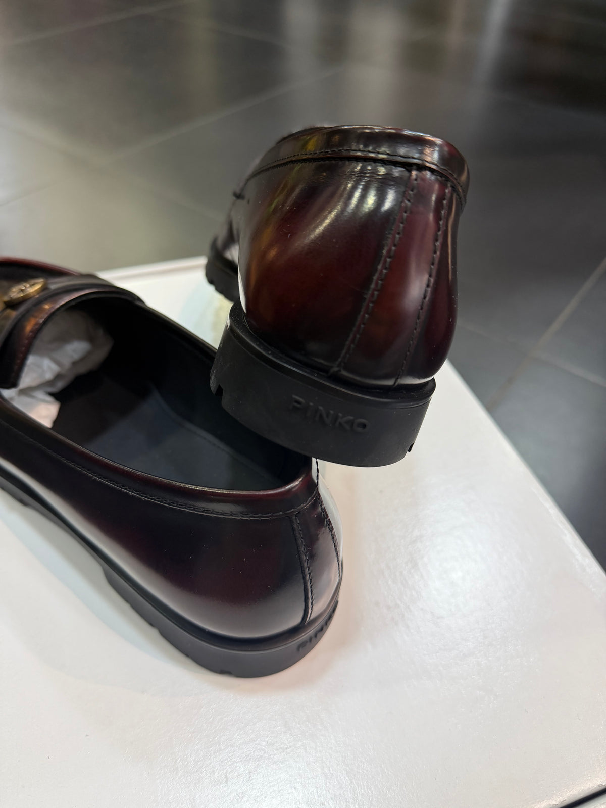 Pinko Nora bordeaux mocassino