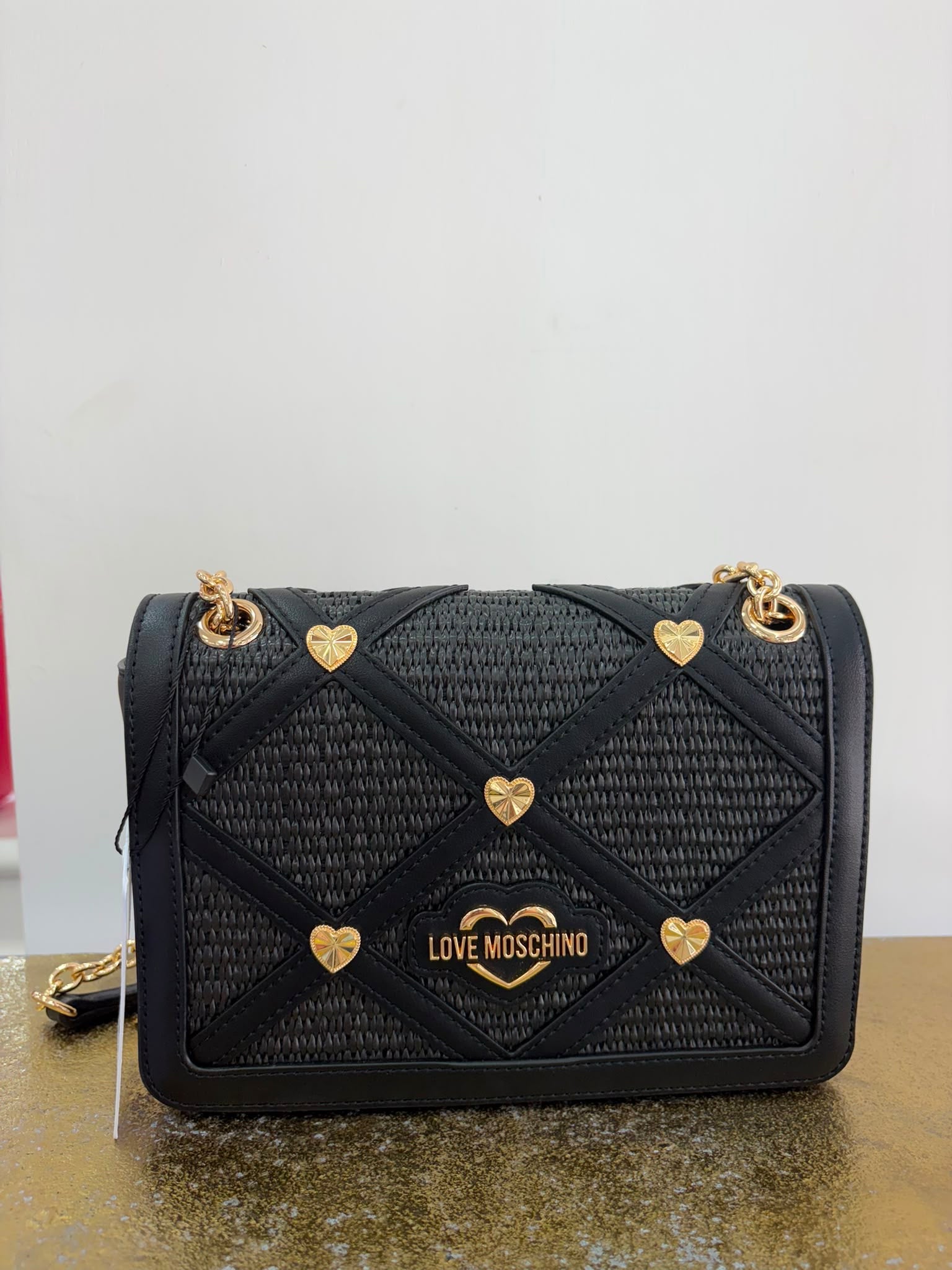 Love Moschino rafia cuore
