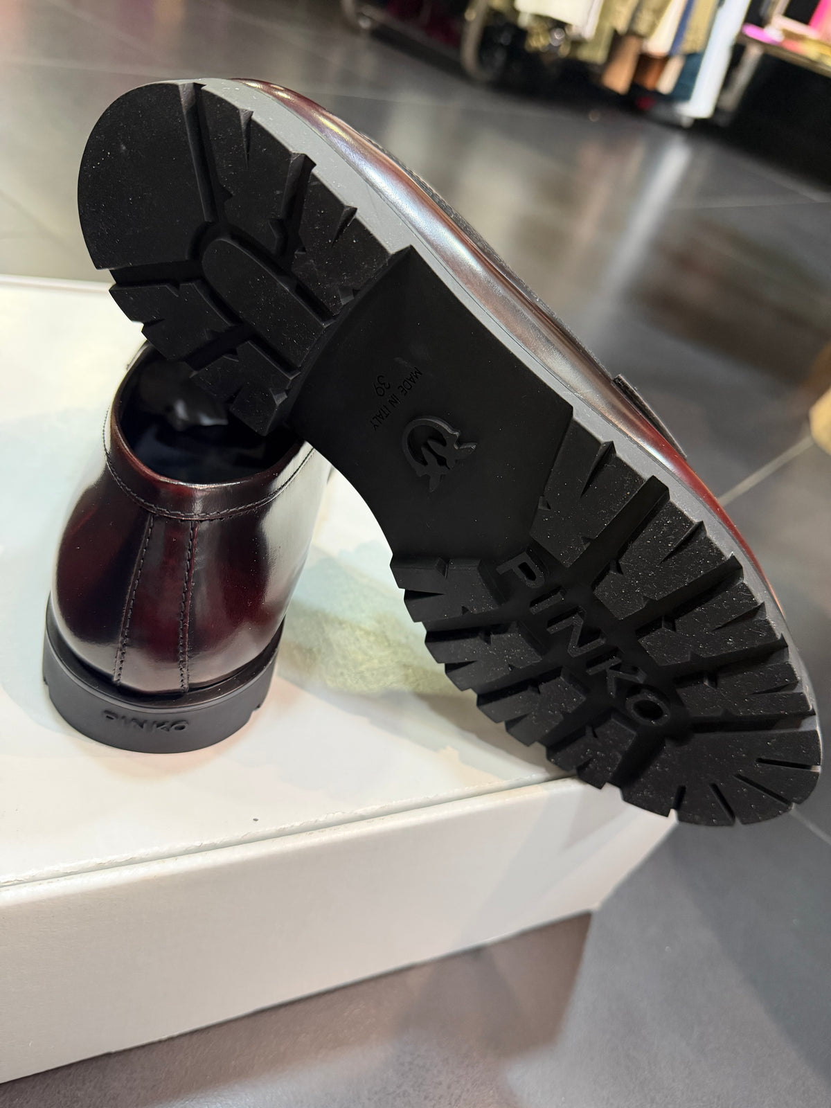 Pinko Nora bordeaux mocassino
