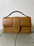Jacquemus grand bambino cuoio