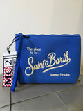 Saint Barth pochette alina piquè blu
