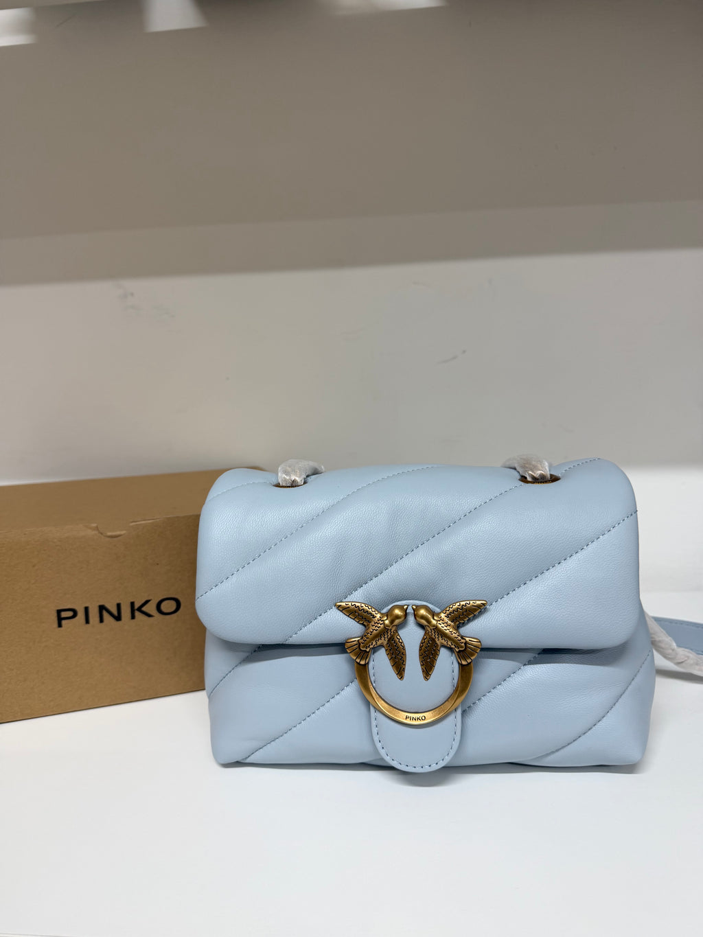 Pinko love puff mini celeste