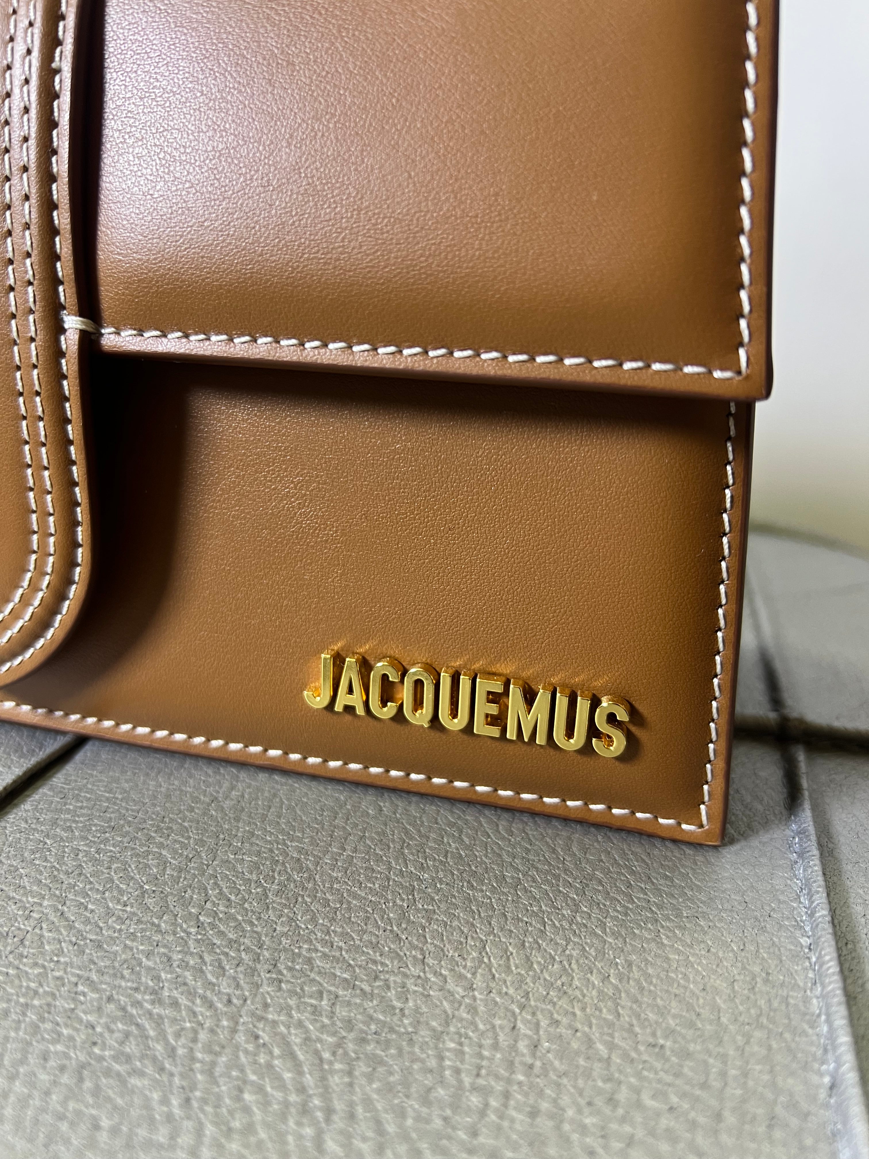 Jacquemus grand bambino cuoio