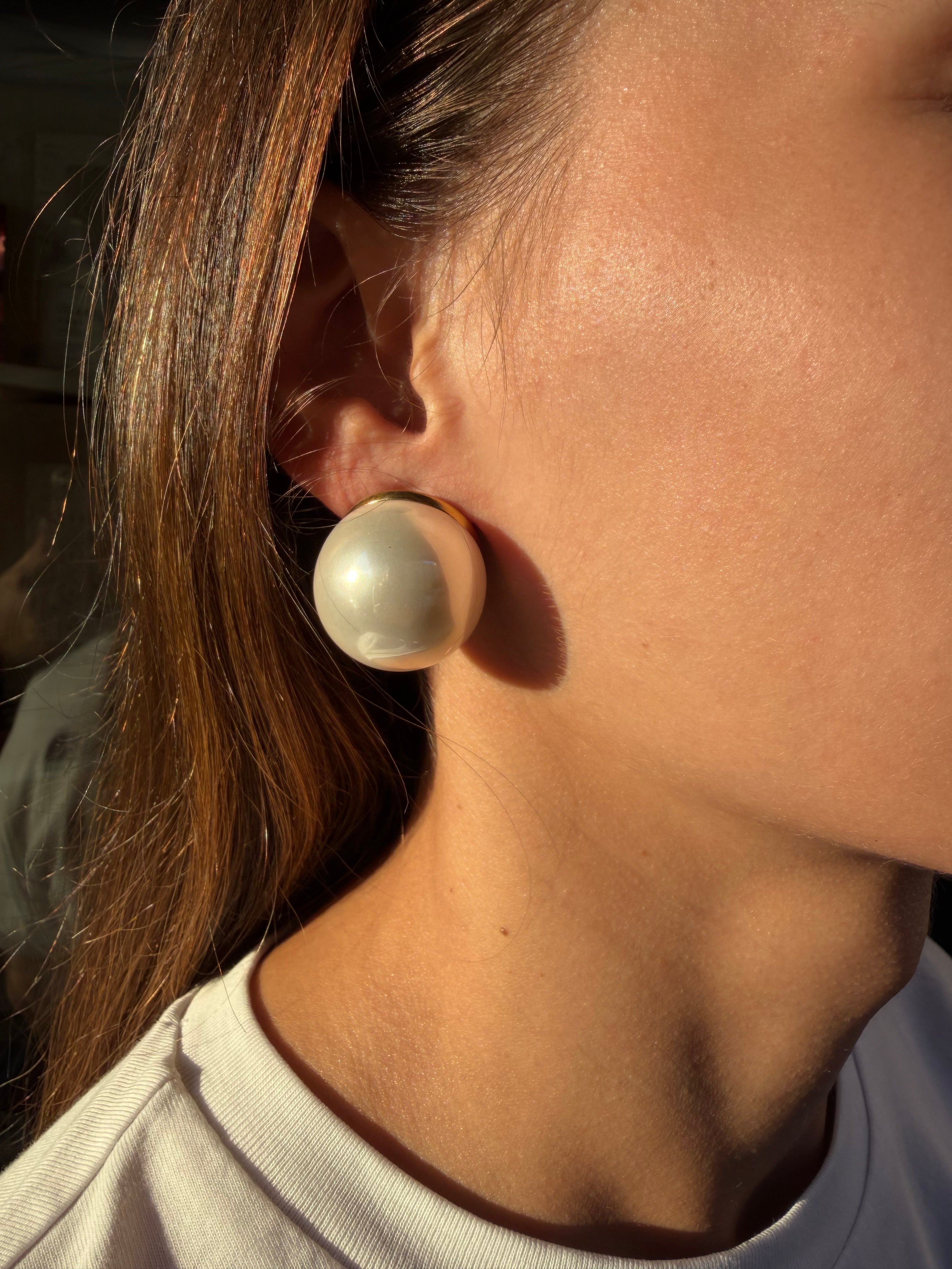 Orecchini big pearl