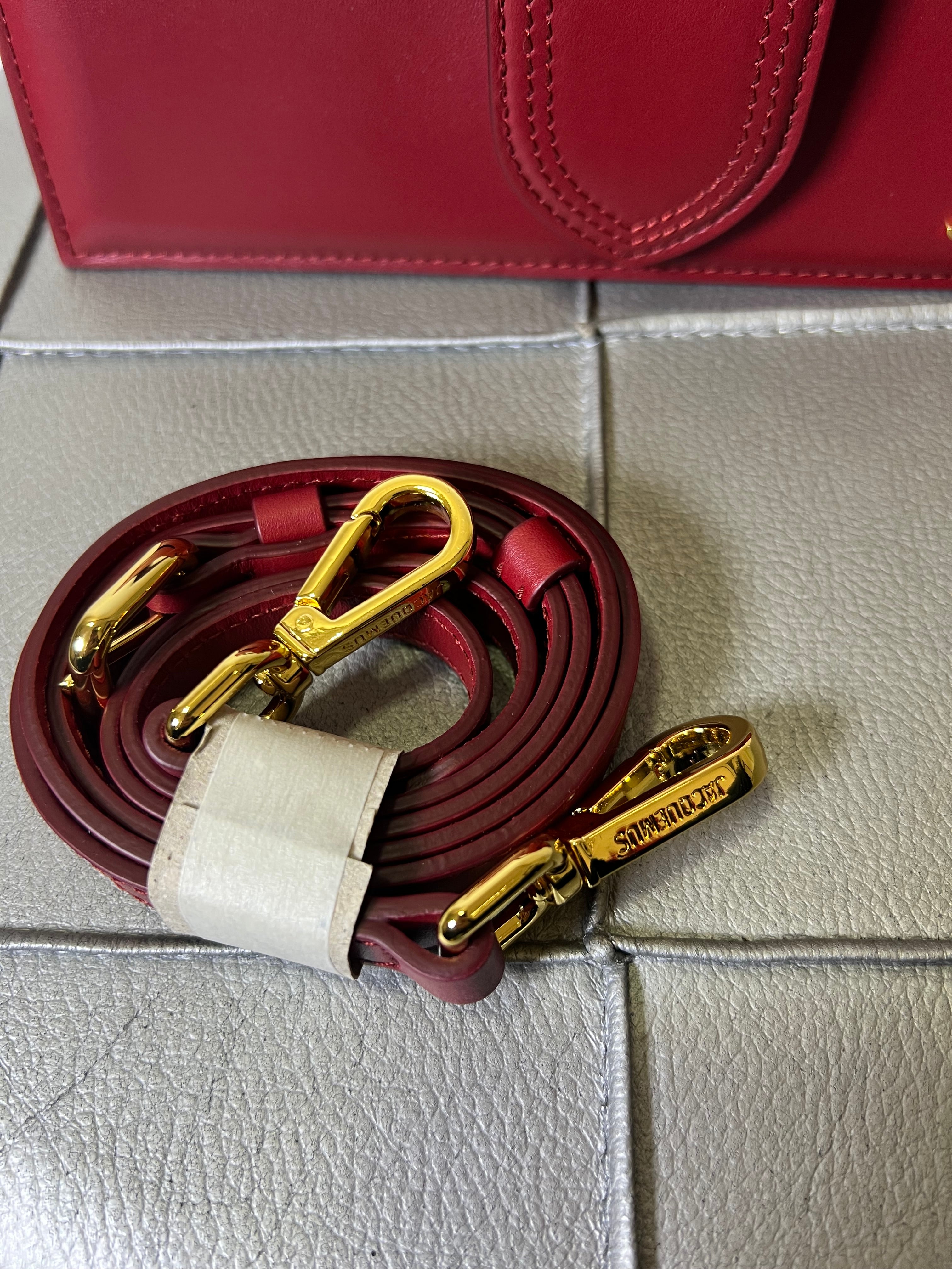 Jacquemus la grand bambino bordeaux