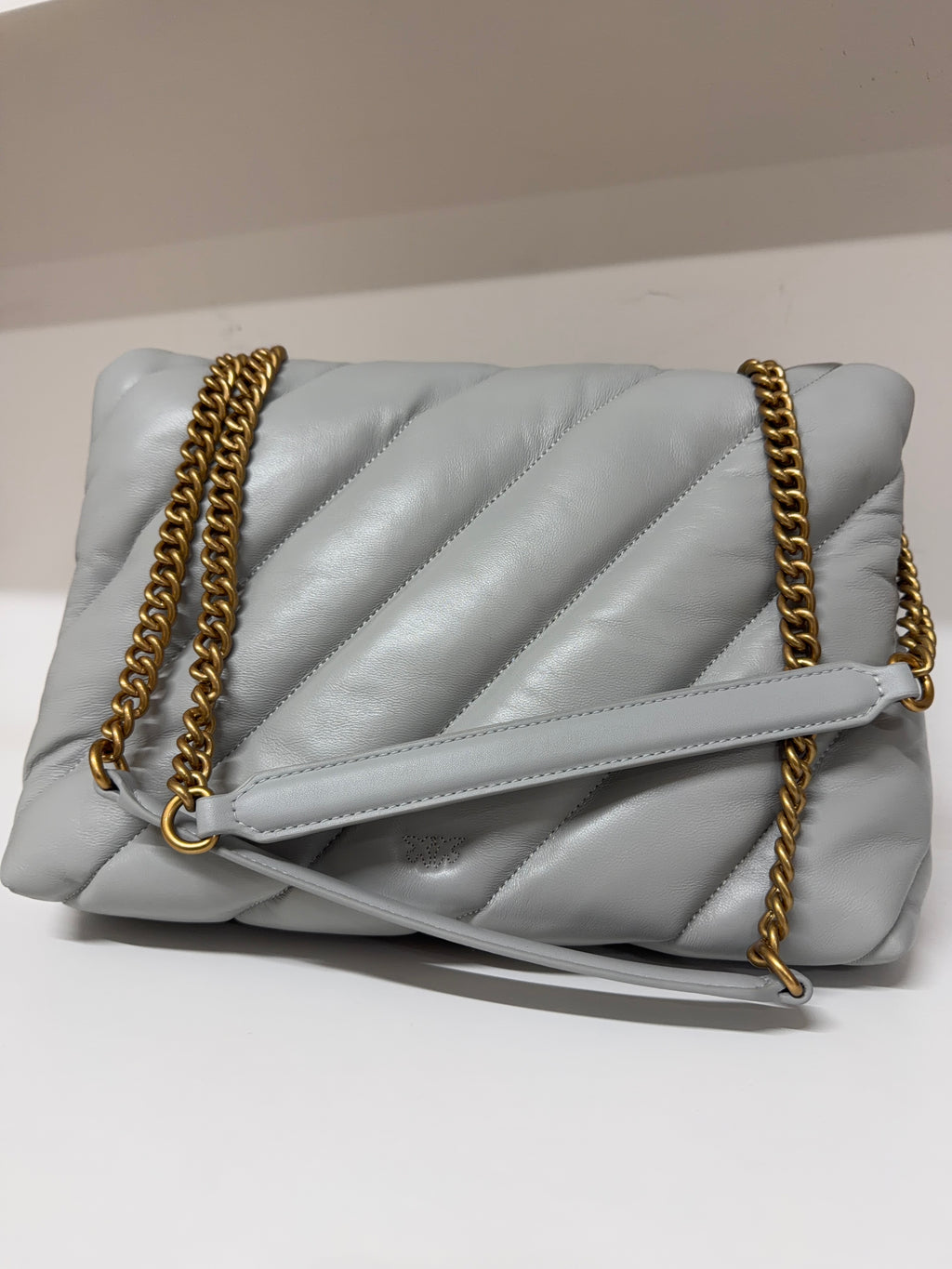 Pinko love puff big grigio perla