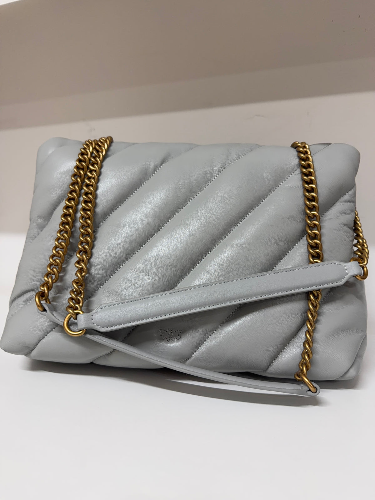 Pinko love puff big grigio perla