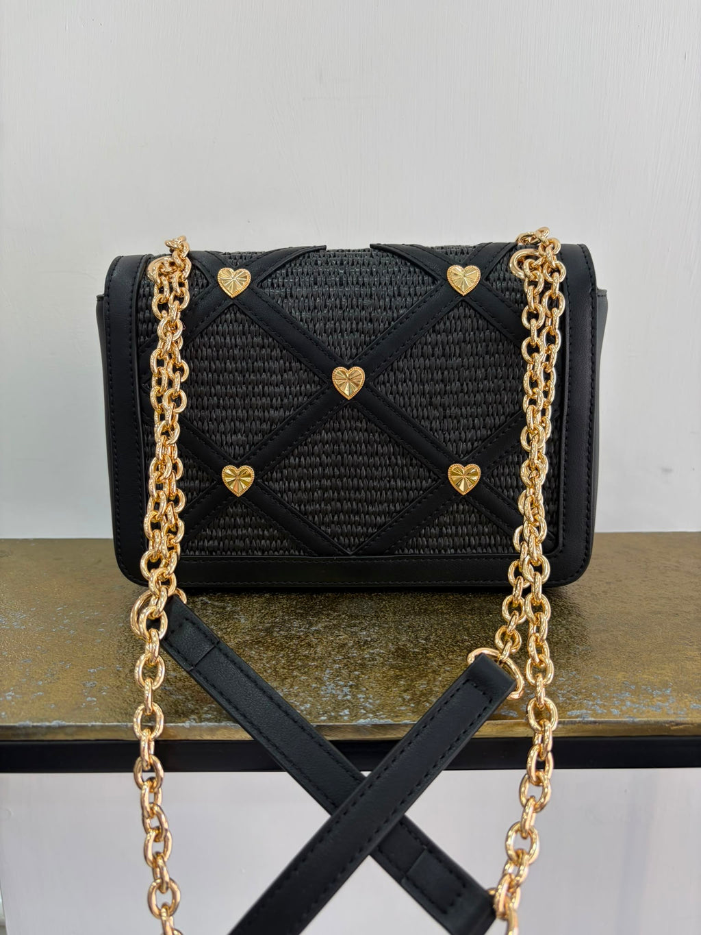 Love Moschino rafia cuore