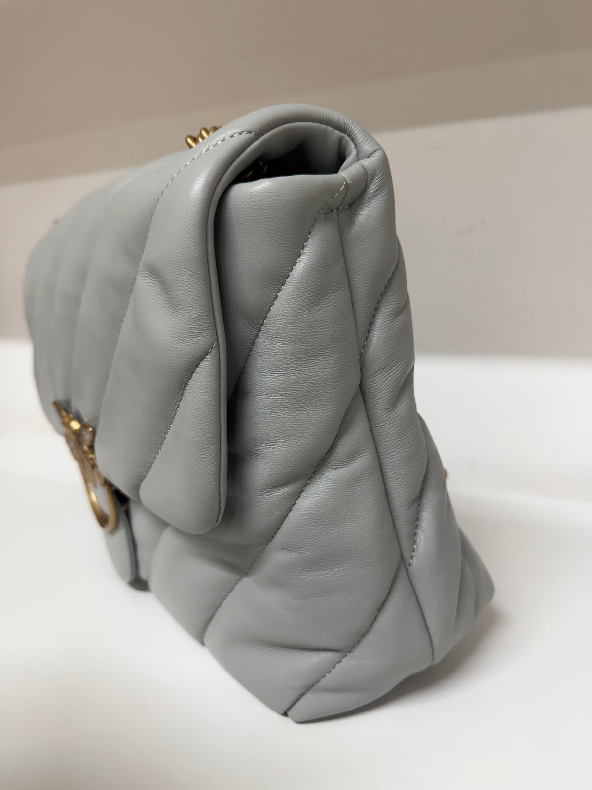 Pinko love puff big grigio perla