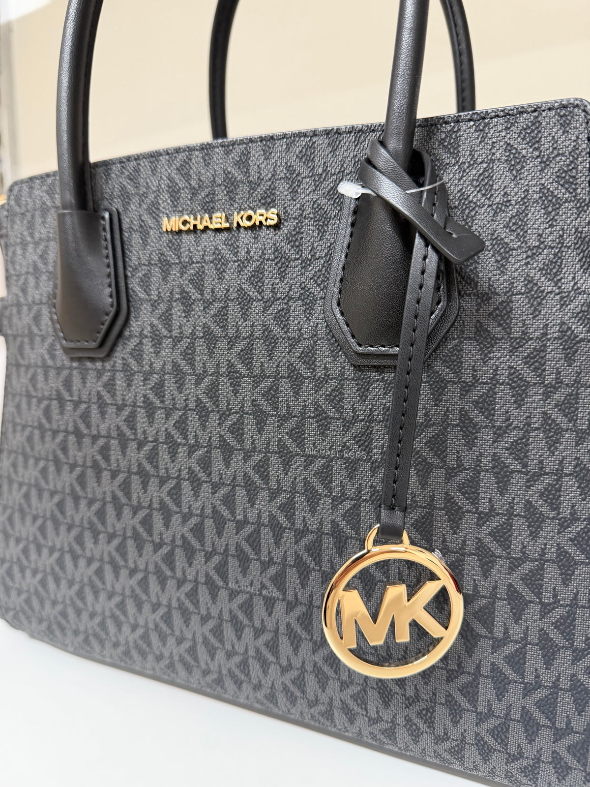 Michael Kors mercer monogram arrotondato