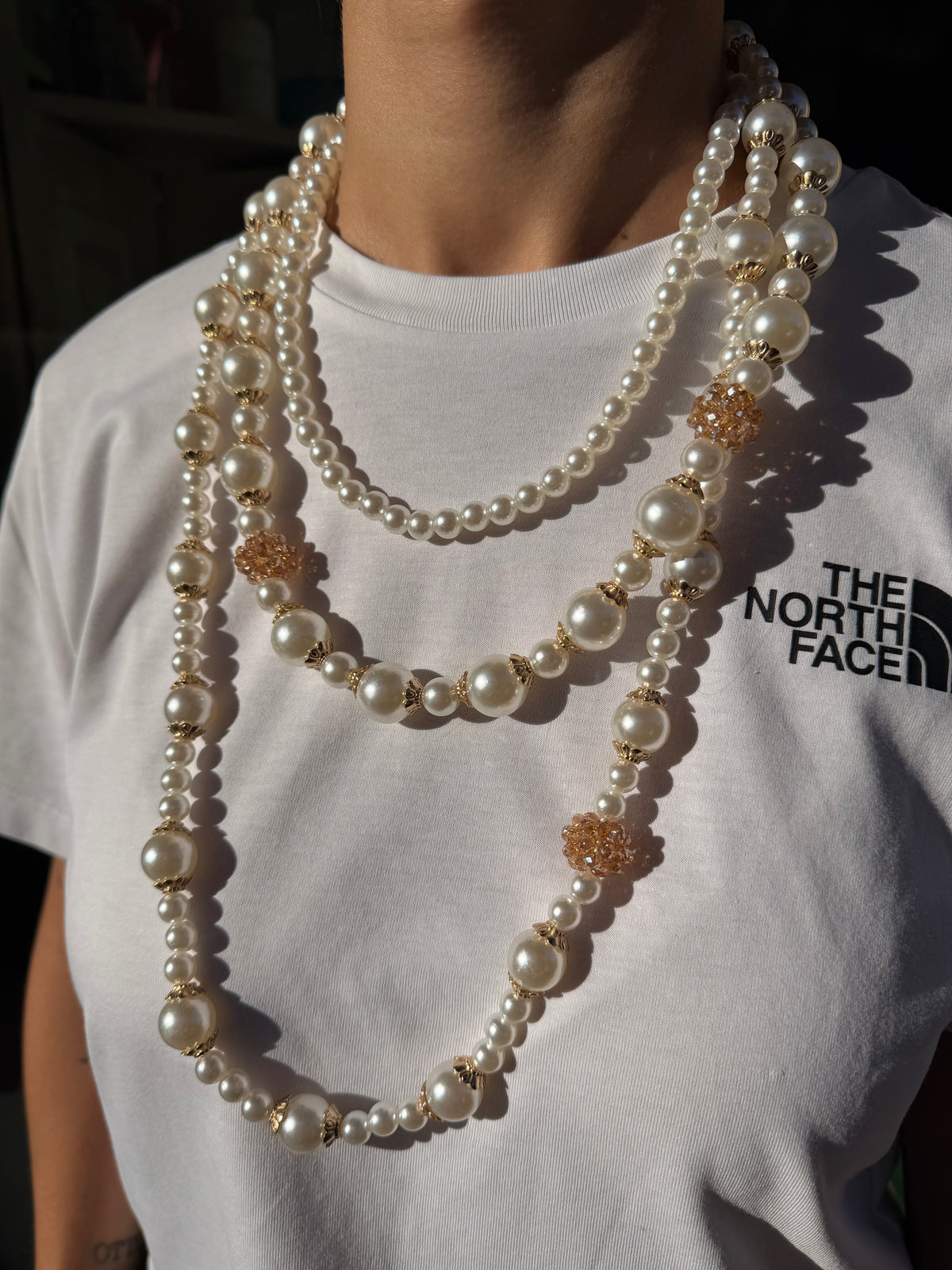 Collana Pearl double
