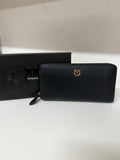 Pinko ryder zip around liscio nero