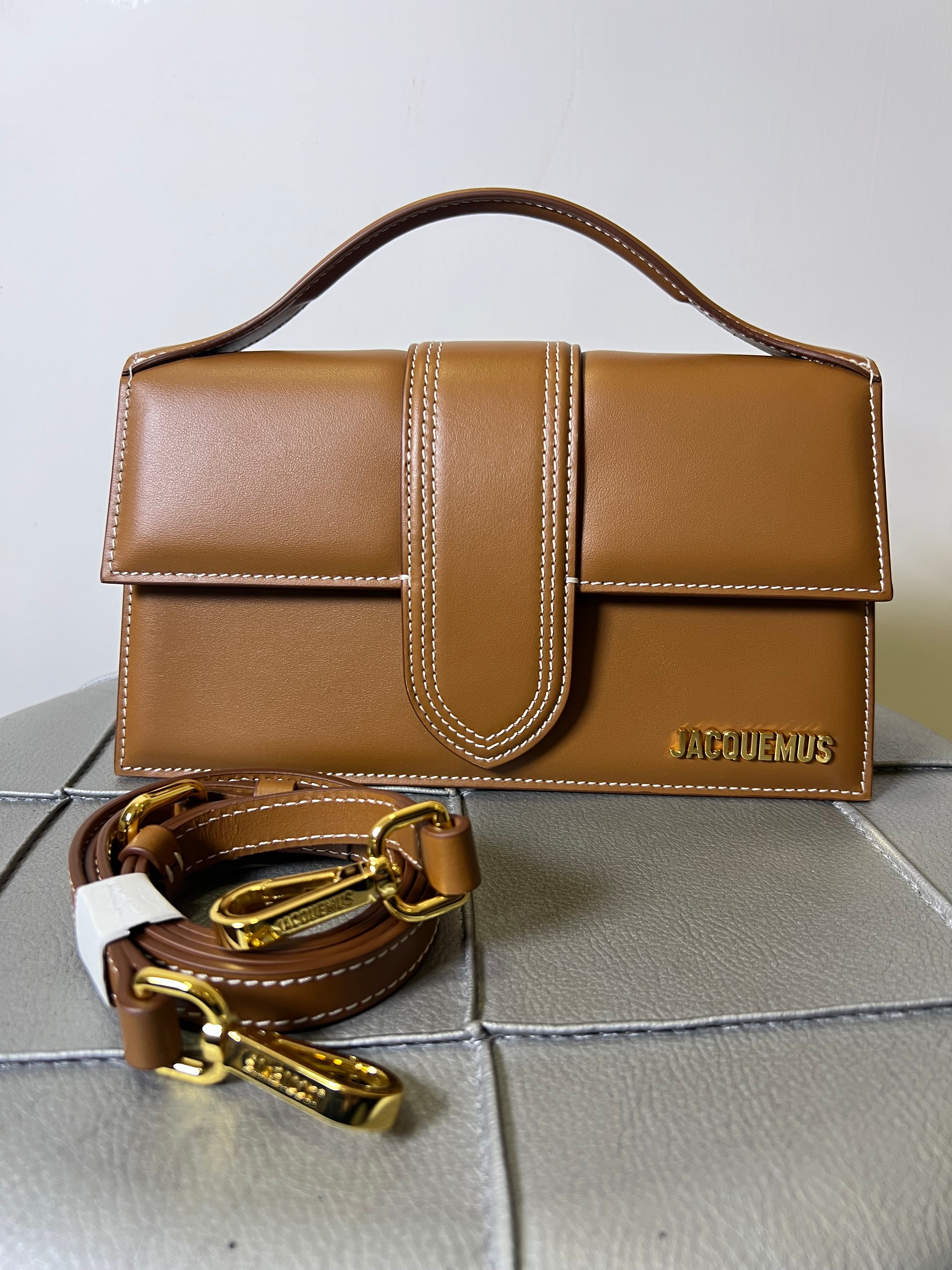 Jacquemus grand bambino cuoio