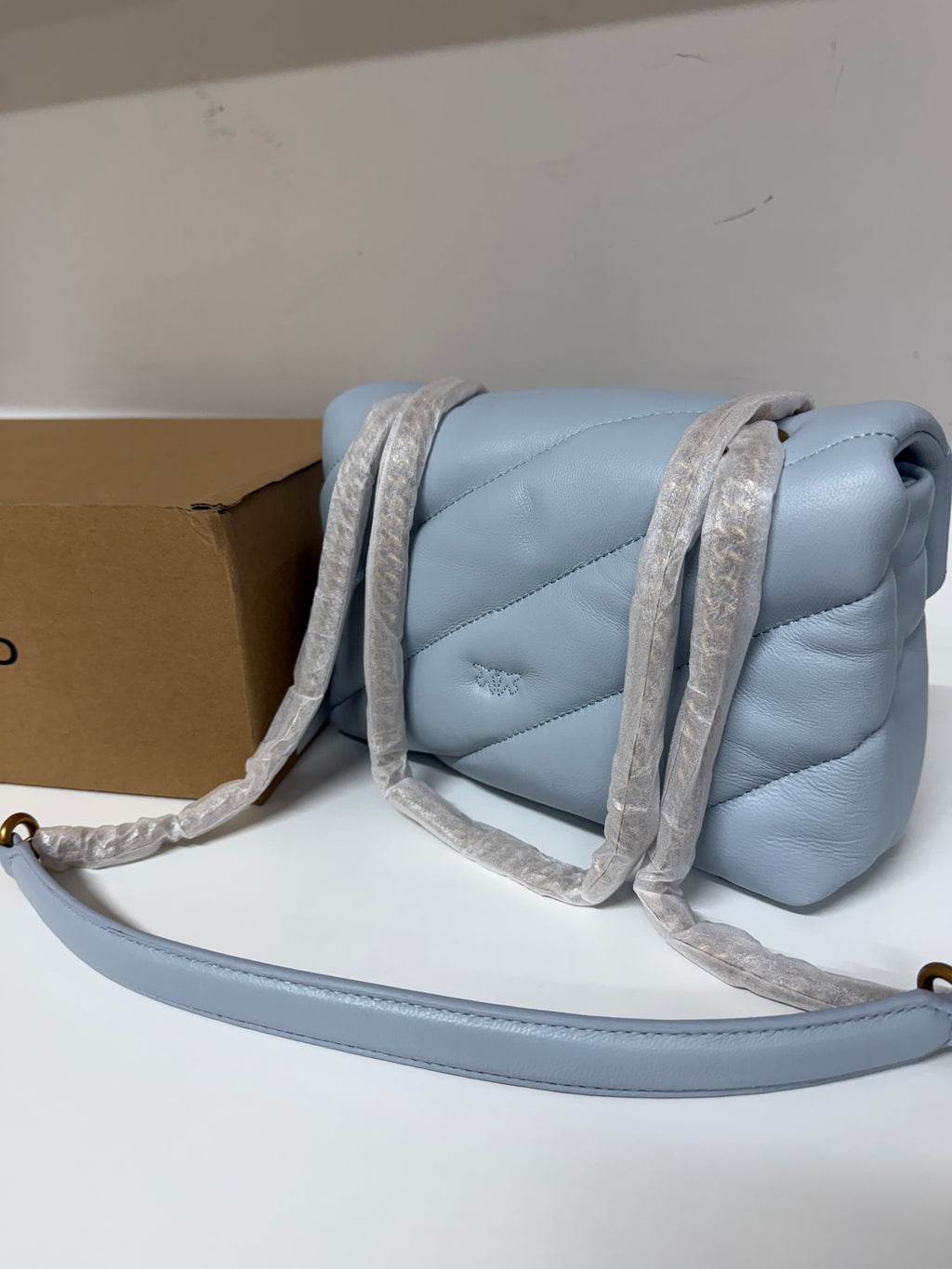 Pinko love puff mini celeste