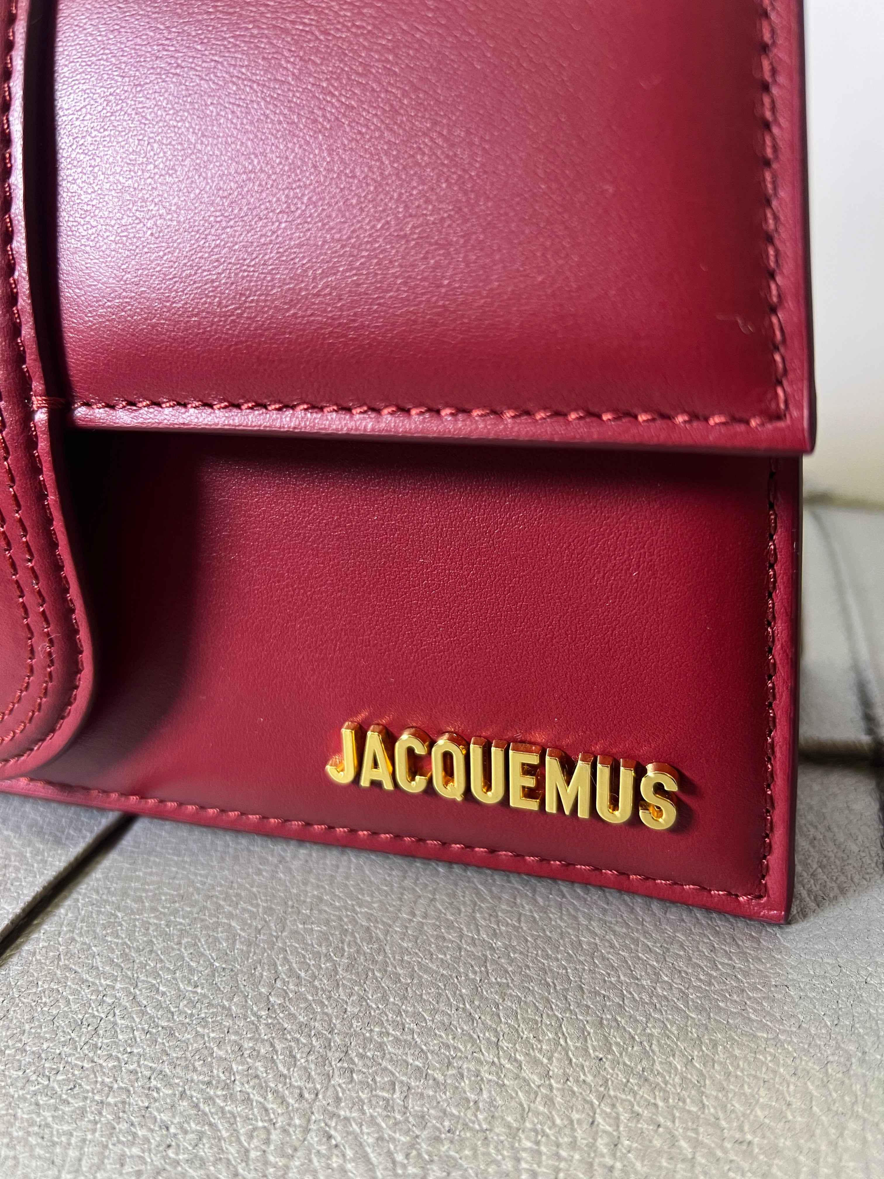 Jacquemus la grand bambino bordeaux