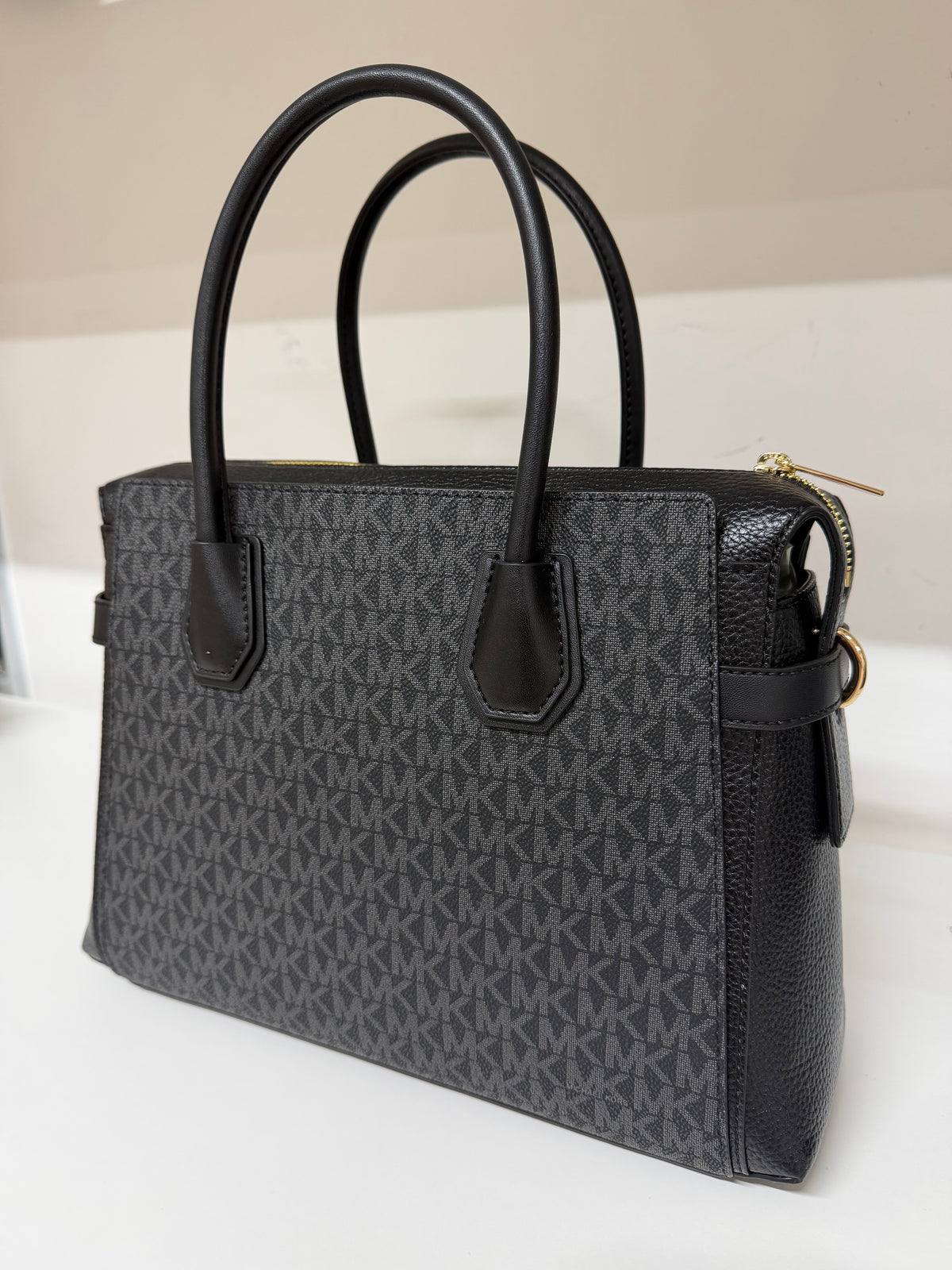 Michael Kors mercer monogram arrotondato