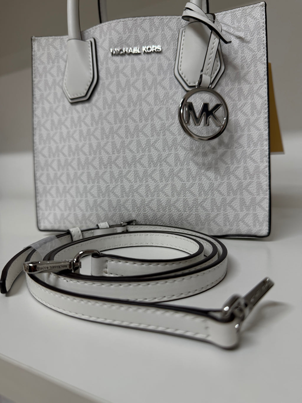 Michael Kors mercer monogram bianco