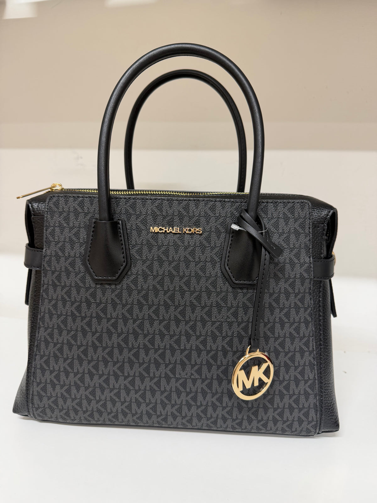 Michael Kors mercer monogram arrotondato
