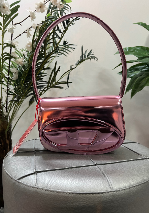 Diesel borsa in pelle specchiata 1DR