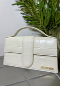 Jacquemus le grand bambino latte crocco